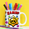 Кружка Brawl Stars с именем Дамир Фото № 1